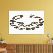 Frohe Weihnachten Leinwanddruck (Insitu (Wohnzimmer))