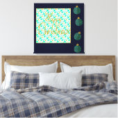 Frohe Weihnachten Leinwanddruck (Insitu (Schlafzimmer))