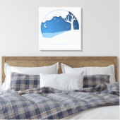 Frohe Weihnachten Leinwanddruck (Insitu (Schlafzimmer))