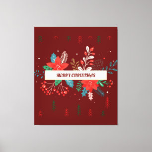 Frohe Weihnachten Leinwanddruck