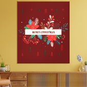 Frohe Weihnachten Leinwanddruck (Insitu (Wohnzimmer))