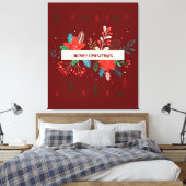 Frohe Weihnachten Leinwanddruck (Insitu (Schlafzimmer))