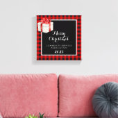 Frohe Weihnachten Leinwanddruck (Insitu (Wohnzimmer))