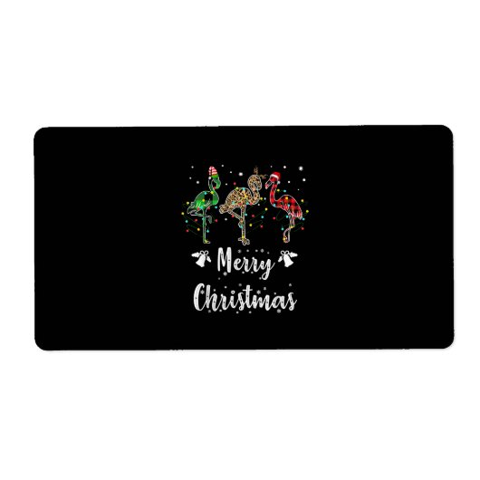 Frohe Weihnachten Leopard Red Green Kariert Flamin (Vorne)