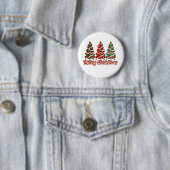 Frohe Weihnachten Leopard Tree Button (Beispiel)