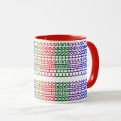 FROHE WEIHNACHTEN LETTERING  TASSE (VorderseiteRechts)