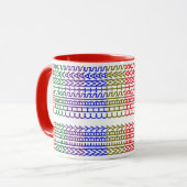FROHE WEIHNACHTEN LETTERING  TASSE (Vorderseite Links)