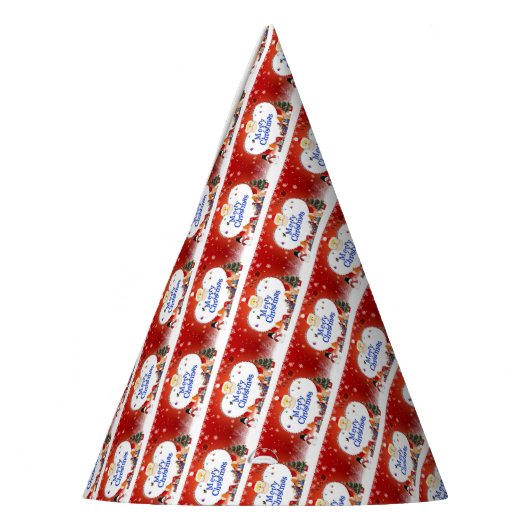 Frohe Weihnachten - Liebe des Weihnachtsmanns Partyhütchen (Links)