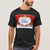 Frohe Weihnachten - Liebe des Weihnachtsmanns T-Shirt (Vorderseite)