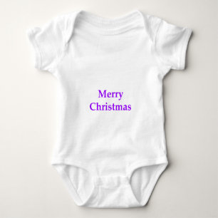 Frohe Weihnachten lila die MUSEUM Zazzle Geschenke Baby Strampler