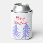 Frohe Weihnachten lila Pastelkiefer Wasser Dosenkühler (Kanne Vorderseite)