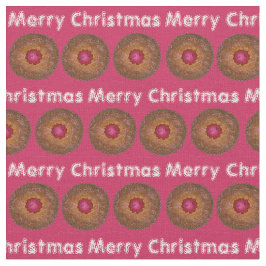 Frohe Weihnachten Linzer Torte Cookie Holiday Back Stoff