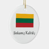 Frohe Weihnachten Litauen Ornament (Rechts)