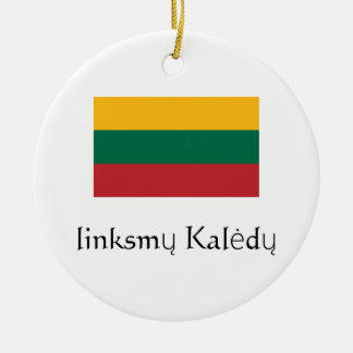 Frohe Weihnachten Litauen Ornament