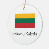Frohe Weihnachten Litauen Ornament (Links)