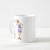 Frohe Weihnachten Little Elf Kaffeetasse (Vorderseite Links)