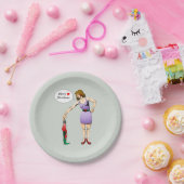 Frohe Weihnachten Little Elf Pappteller (Party)