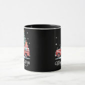 Frohe Weihnachten LKW Lustiger Baum Essential Tasse (Zentrum)