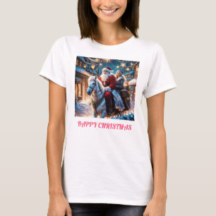Frohe Weihnachten Logo-Design für T - Shirt