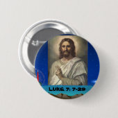 frohe Weihnachten, LUKE-7:7 - 29 Button (Vorne & Hinten)
