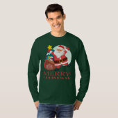 Frohe Weihnachten lustig Weihnachten T-Shirt (Vorne ganz)