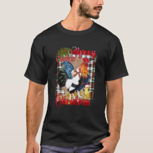 Frohe Weihnachten Lustige Hähne Landwirtschaft Hüh T-Shirt