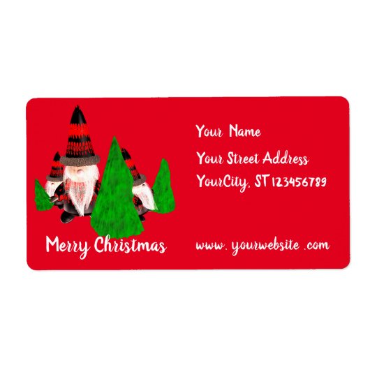 Frohe Weihnachten, lustige Zwerge personalisieren (Vorne)