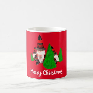 Frohe Weihnachten, lustige Zwerge personalisieren Kaffeetasse