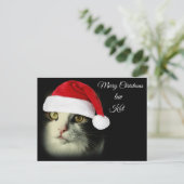 Frohe Weihnachten Luv Kat (Stehend Vorderseite)