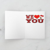 Frohe Weihnachten machen Zeit für die Familie (Innenseite)