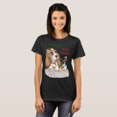 Frohe Weihnachten Mädchen T-Shirt (Vorne ganz)