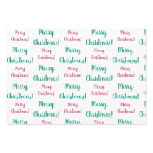 Frohe Weihnachten Magenta Hot Pink Emerald Green