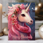 Frohe Weihnachten Magische Einhorn