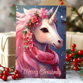 Frohe Weihnachten Magische Einhorn