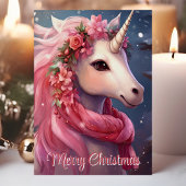 Frohe Weihnachten Magische Einhorn