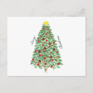 Frohe Weihnachten magische Feiertagspostkarte