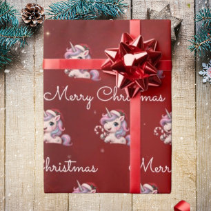 Frohe Weihnachten Magisches Kardinalsrot Weihnacht Geschenkpapier