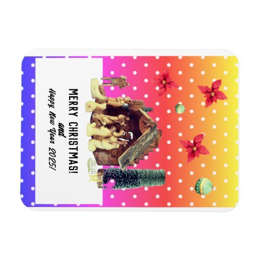 Frohe Weihnachten! Magnet (Horizontal)