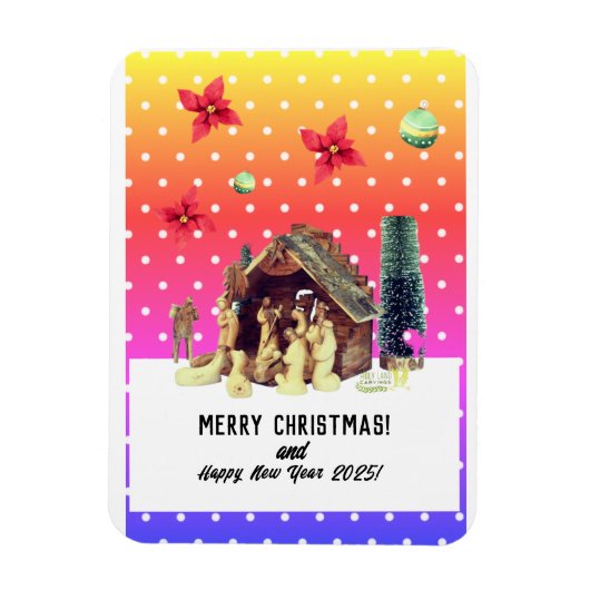 Frohe Weihnachten! Magnet (Vertikal)