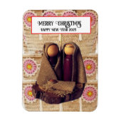 Frohe Weihnachten! Magnet (Vertikal)