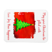 Frohe Weihnachten Magnet (Horizontal)