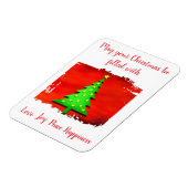 Frohe Weihnachten Magnet (Linke Seite)