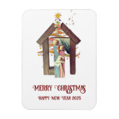 Frohe Weihnachten! Magnet (Vertikal)