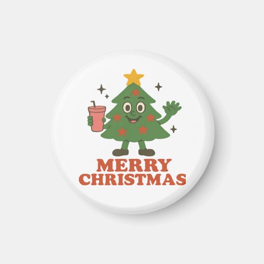 Frohe Weihnachten Magnet (Vorne)