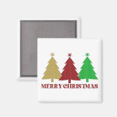 Frohe Weihnachten Magnet (Vorderseite/Rückseite)