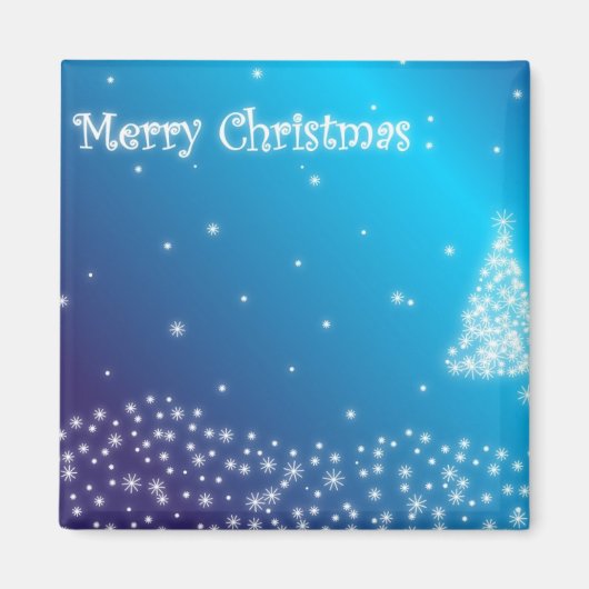 Frohe Weihnachten Magnet (Vorne)