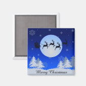 Frohe Weihnachten Magnet (Vorderseite/Rückseite)