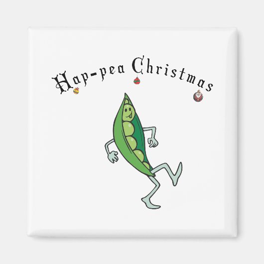 Frohe Weihnachten Magnet (Vorne)