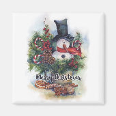 Frohe Weihnachten Magnet (Vorne)