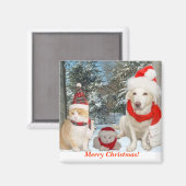 Frohe Weihnachten! Magnet (Vorderseite/Rückseite)